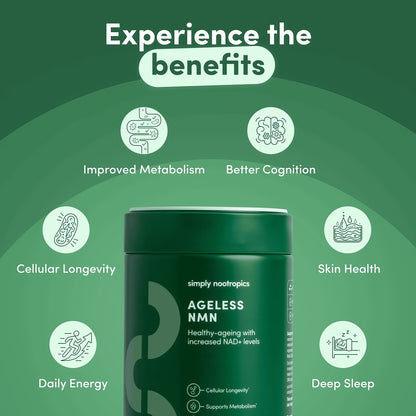 Simply Nootropics NMN Capsules for NAD+